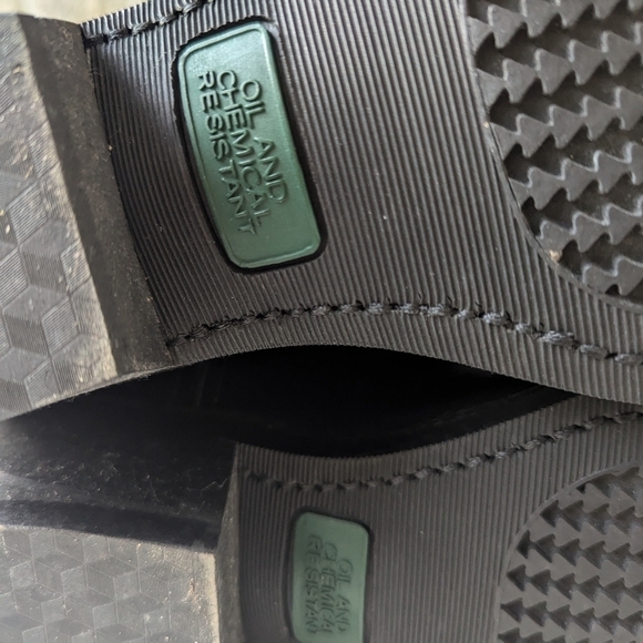 Laredo 6.5 size 6 1/2 D 68091 Lea Vamp Black Cowboy boots Western men's boy - Picture 8 of 9